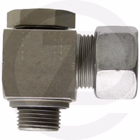 SWR 12 L 3/8  Raccord coudé 90°, orientable