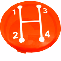 Symbole pommeau de levier