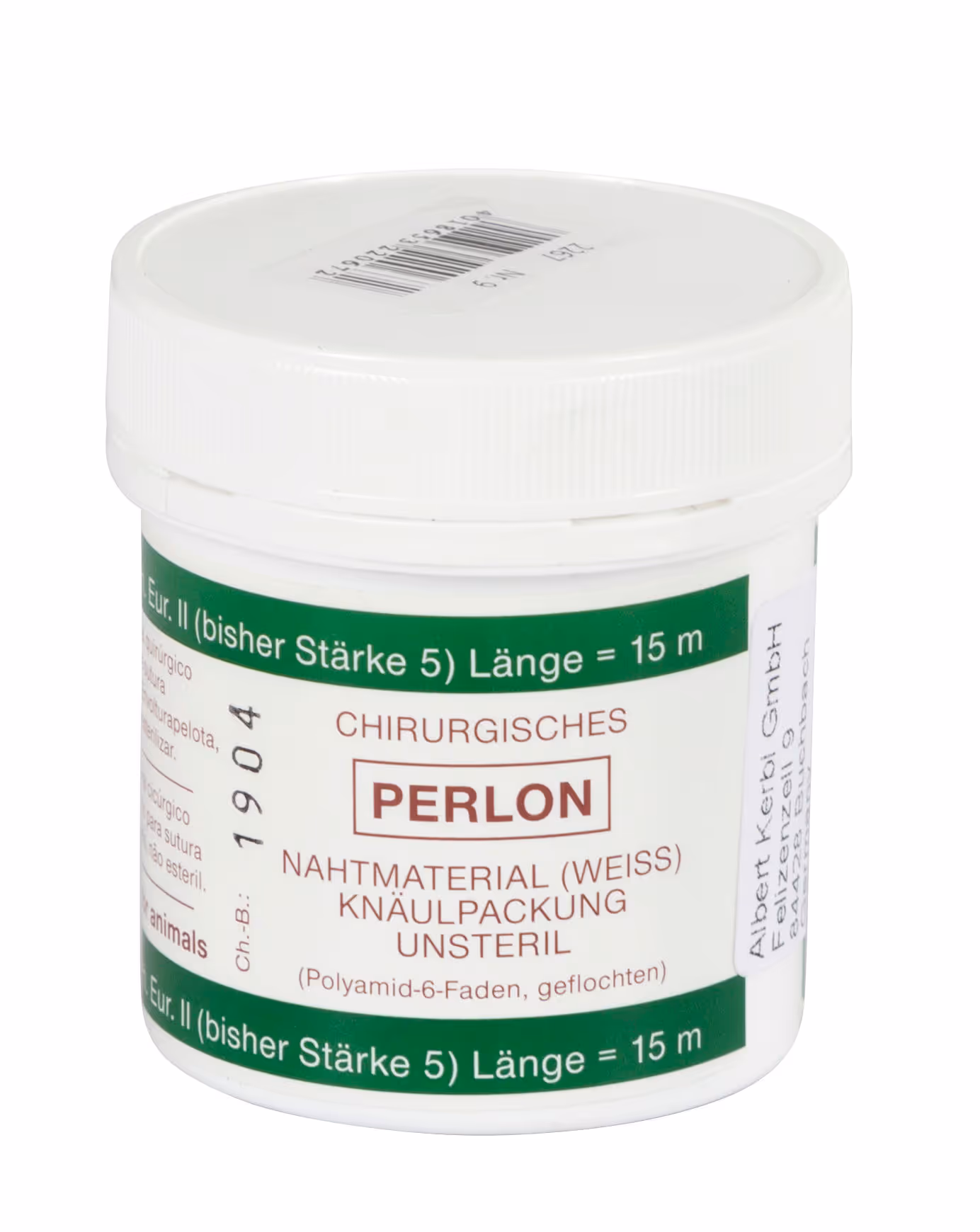 Synthacord 5 pcs, 15m non stérile, étiquette verte