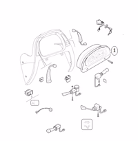 Tableau de bord Analogique / Digital 47441097 - Case IH MXU origine