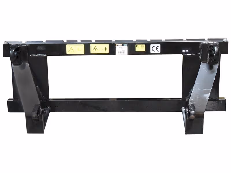 Tablier Euro pour fourches à palette FEM2B Capacité 1500 kgs