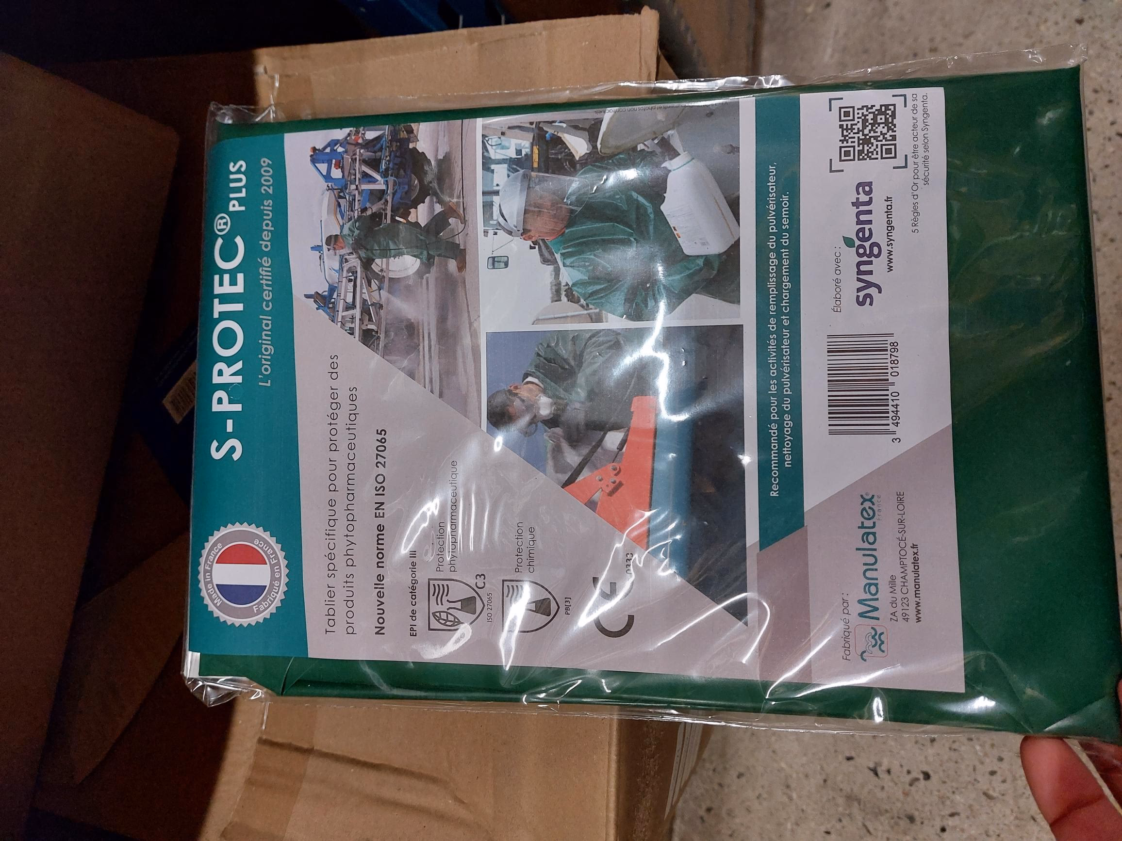 Tablier protection chimique phytos s-protec+