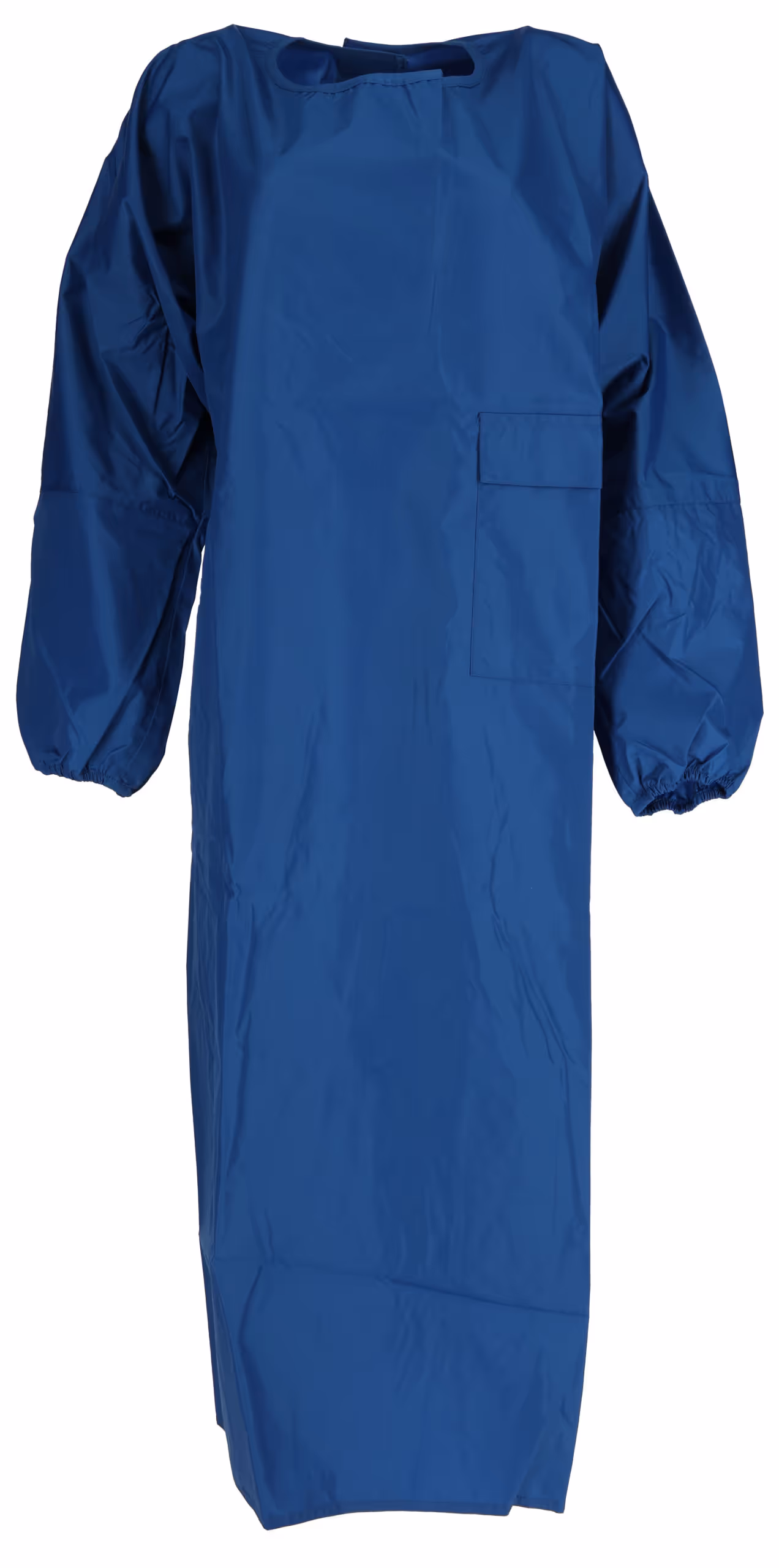Tablier traite/lavage avec manches, bleu, 125x135cm