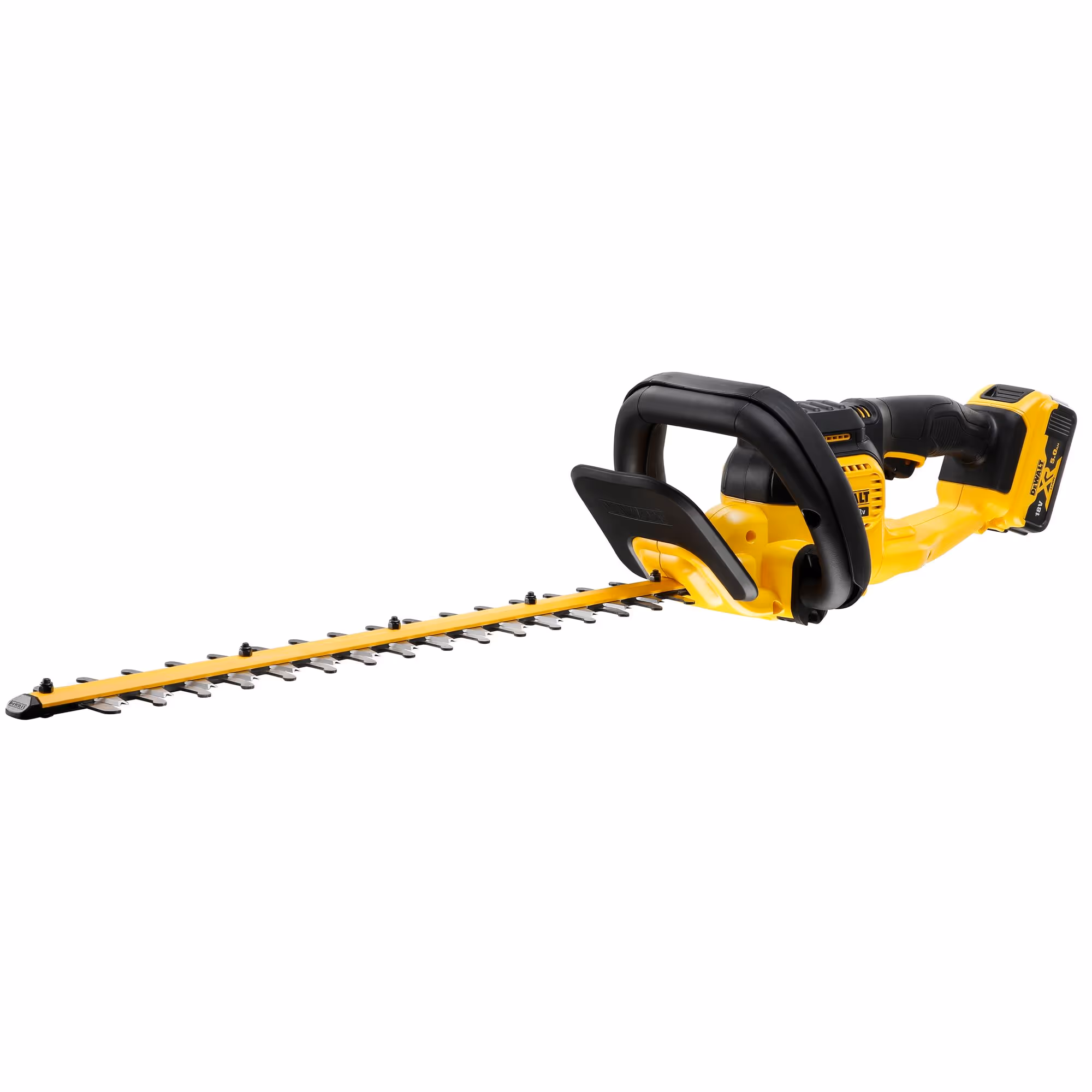 Taille-haies XR 18 V 5 Ah Li-Ion - vitesse variable (cps/min) : 0-2800 / écartement (mm) : 25 / longueur lame (cm) : 55 - 1 batterie, chargeur 