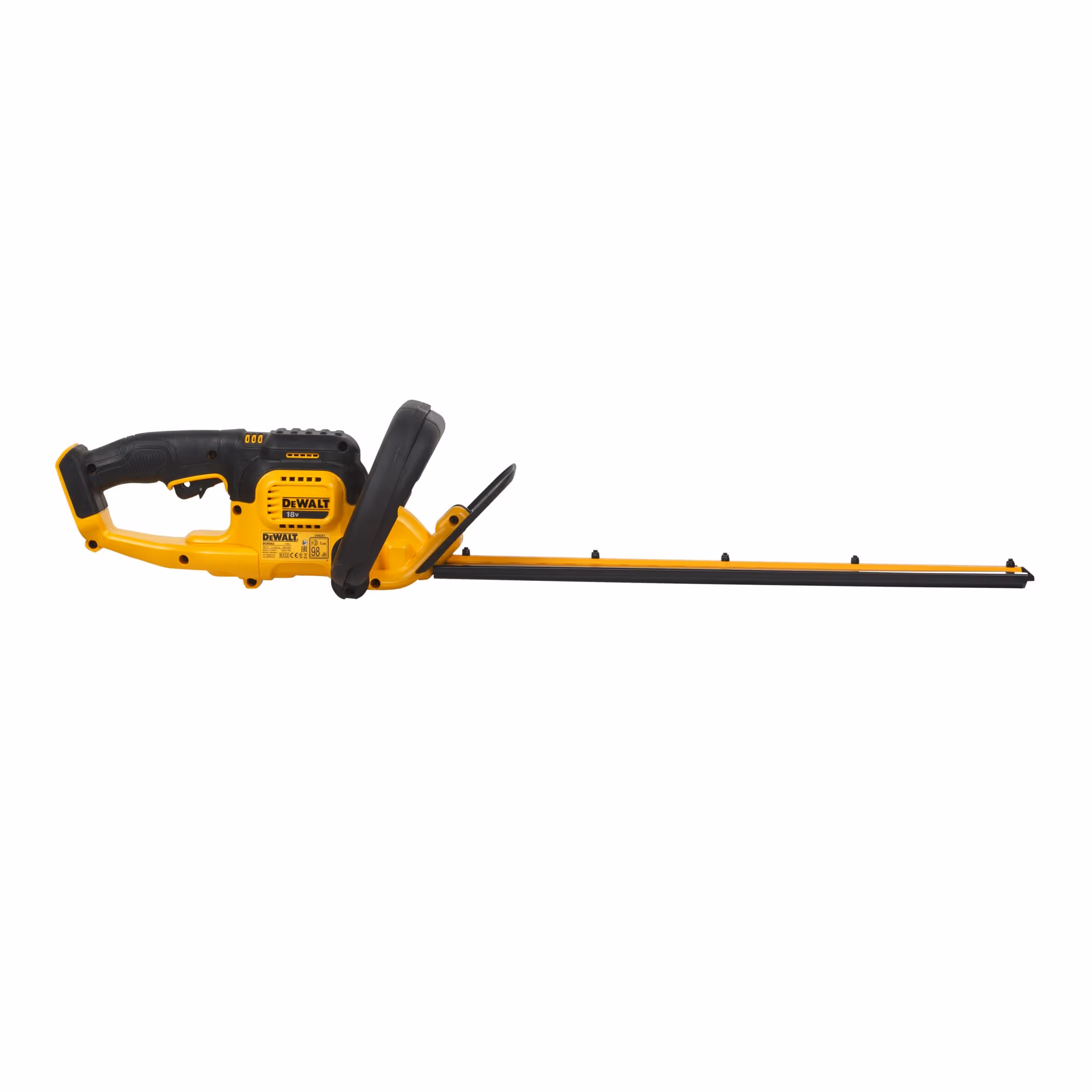 Taille-haies XR 18 V - vitesse variable (cps/min) : 0-2800 / écartement (mm) : 19 / longueur lame (cm) : 55 - sans batterie ni chargeur