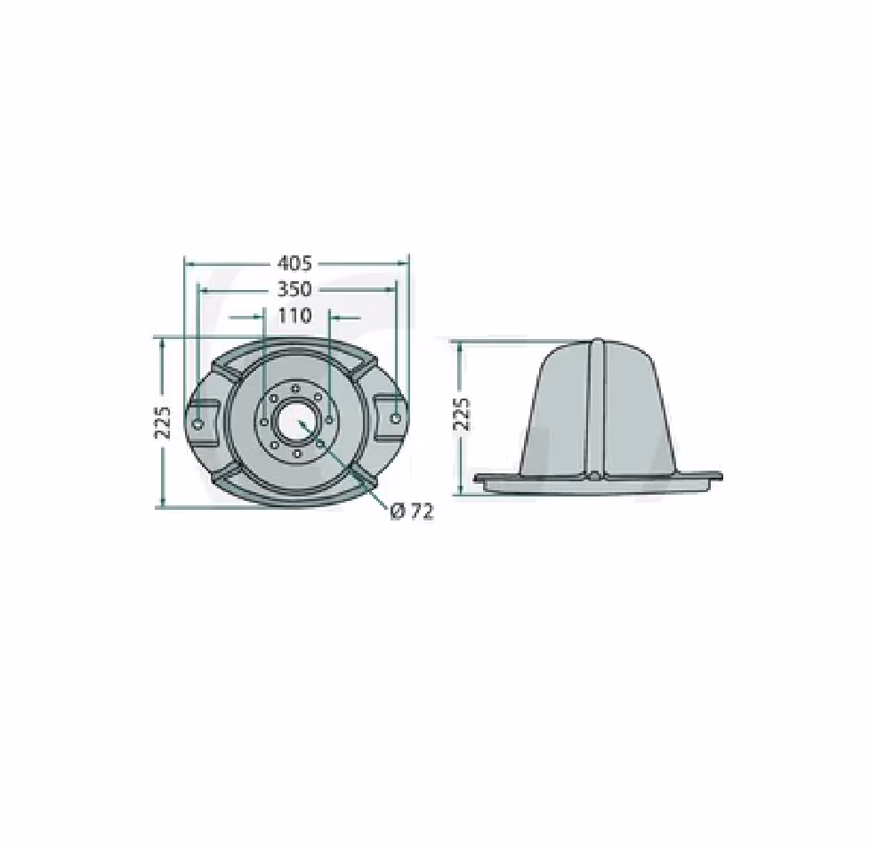 Tambour faucheuse Krone 2535322 Adaptable