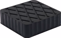 Tampon pour cric en caoutchouc 160x120x35mm Adaptable