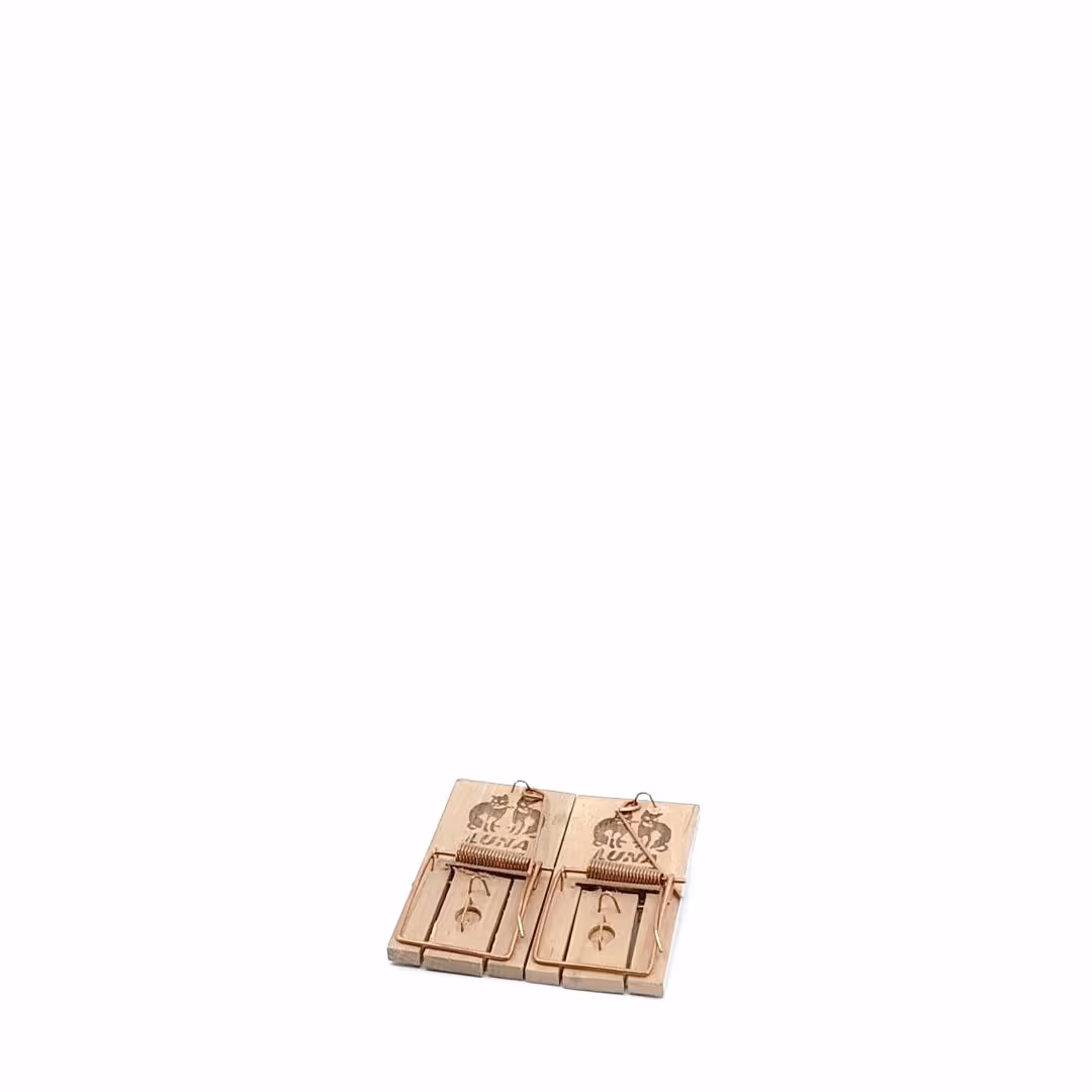 Tapette à souris en bois