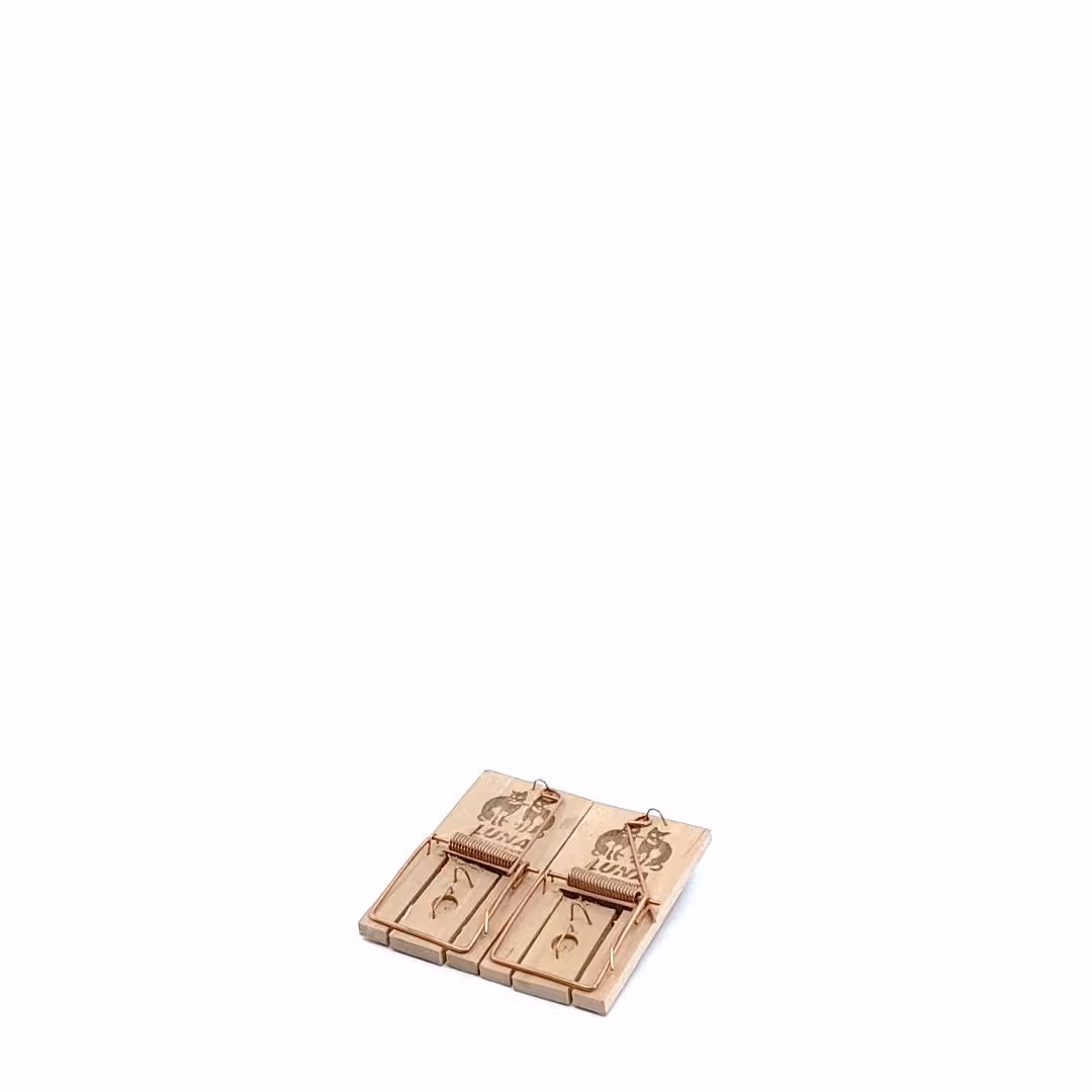 Tapette à souris en bois