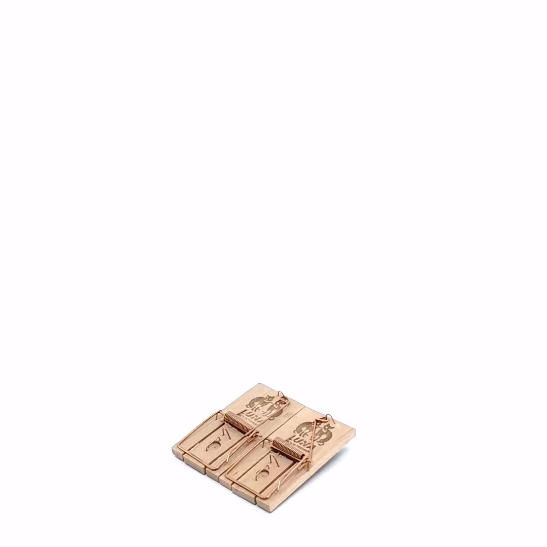 Tapette à souris en bois