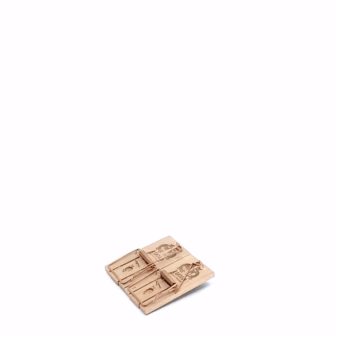 Tapette à souris en bois