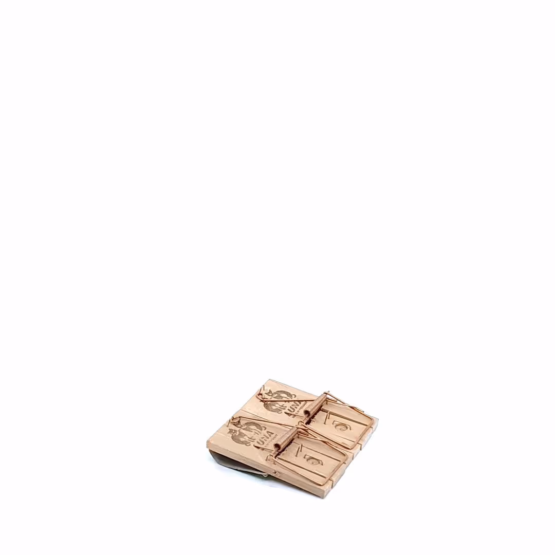 Tapette à souris en bois