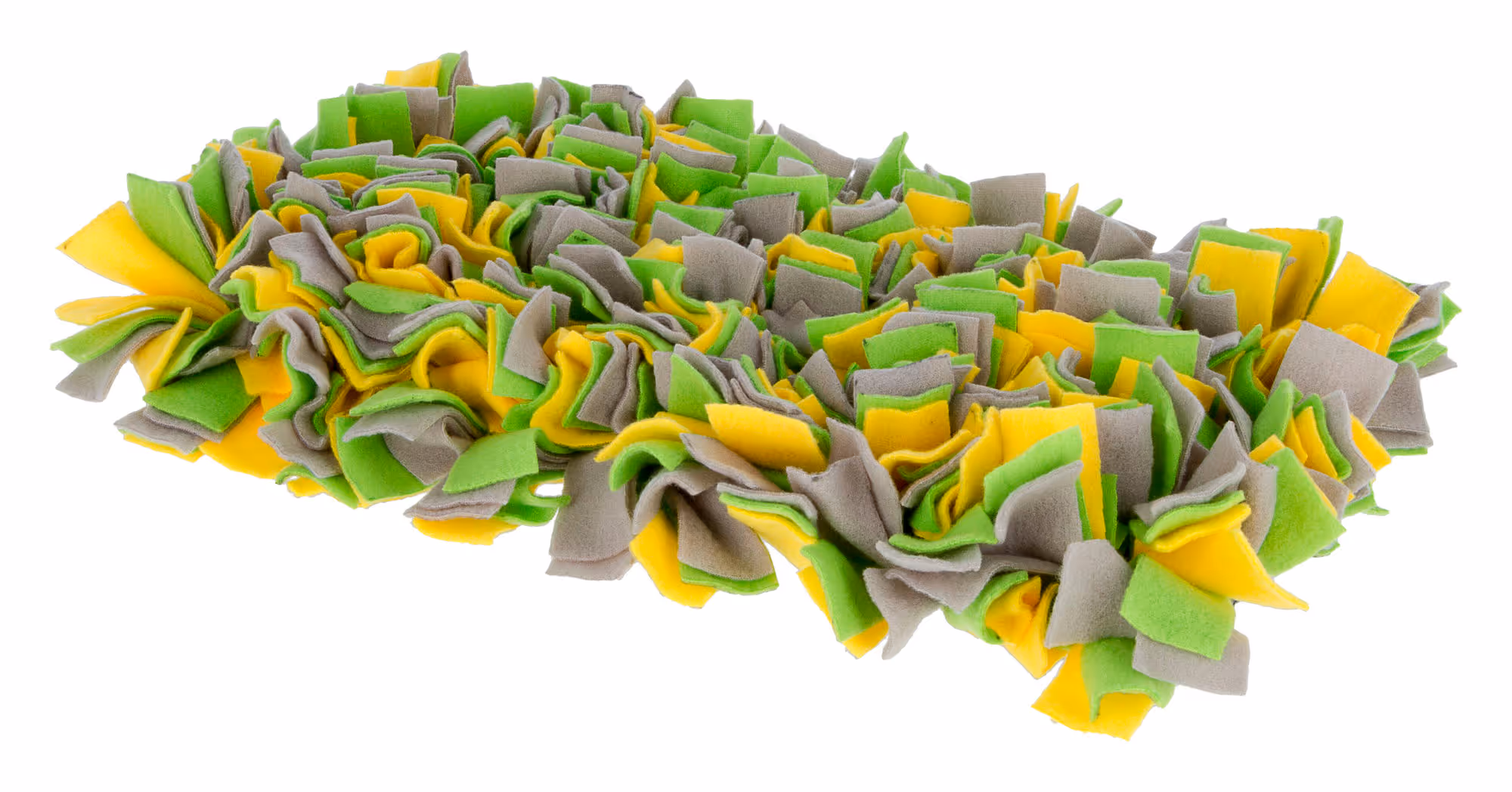 Tapis à renifler 50x30cm jaune/vert/gris