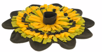 Tapis à renifler Sunflower jaune/vert, Ø60cm