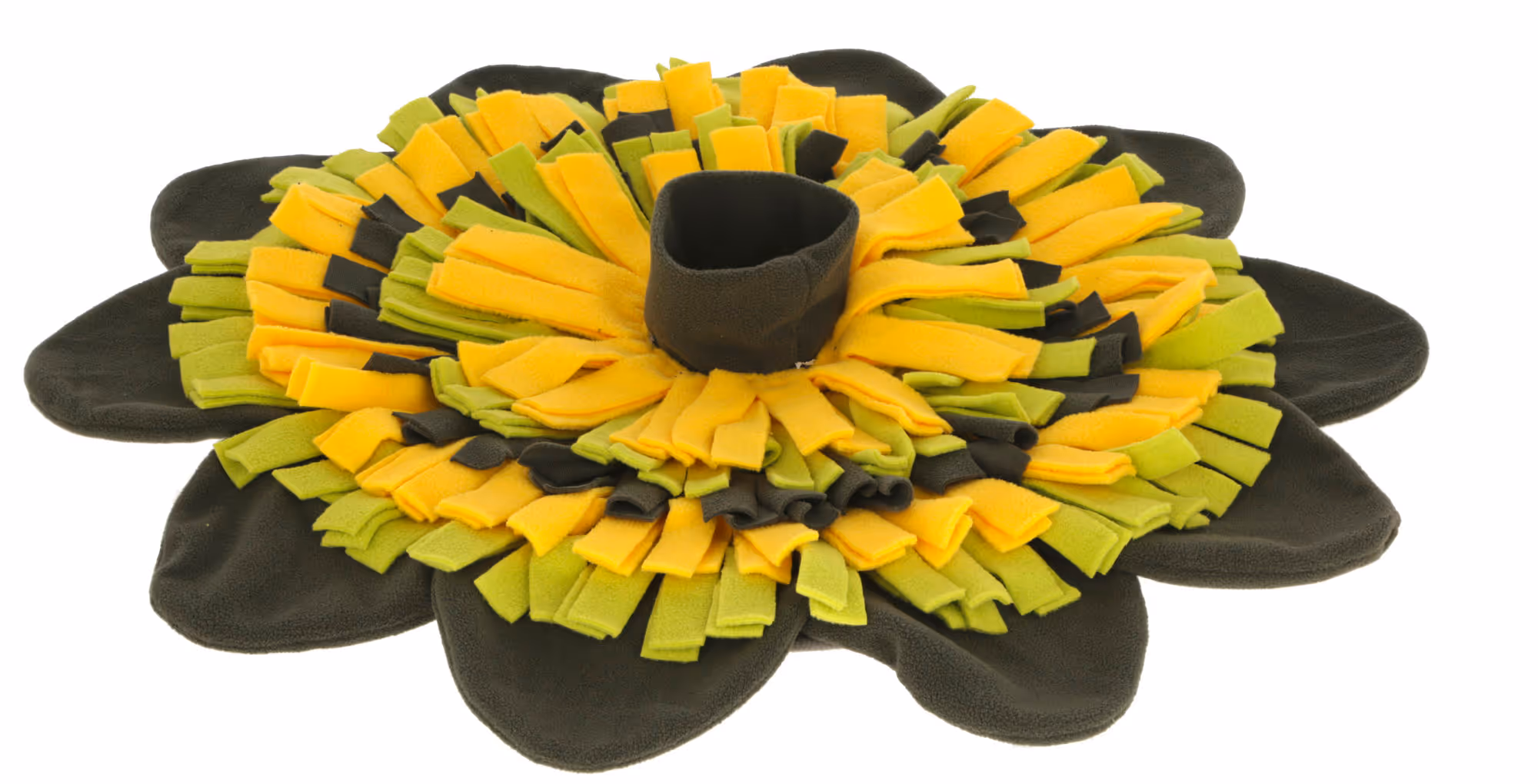 Tapis à renifler Sunflower jaune/vert, Ø60cm