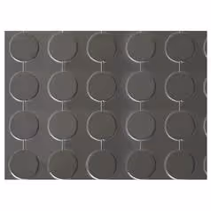 Tapis caoutchouc grise cabine 1200 x 1000 x 4mm - Vendu par 10