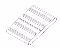 Tapis de convoyeur 600x1410 mm New Holland 47901097