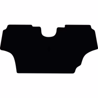 Tapis de sol, en velours noir