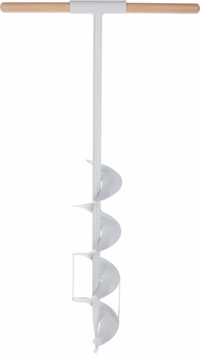 Tarière Acier laqué, 150mm, poignée T