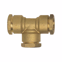 TE LAITON TUYAU 20 MM A SERRAGE EXTERIEUR