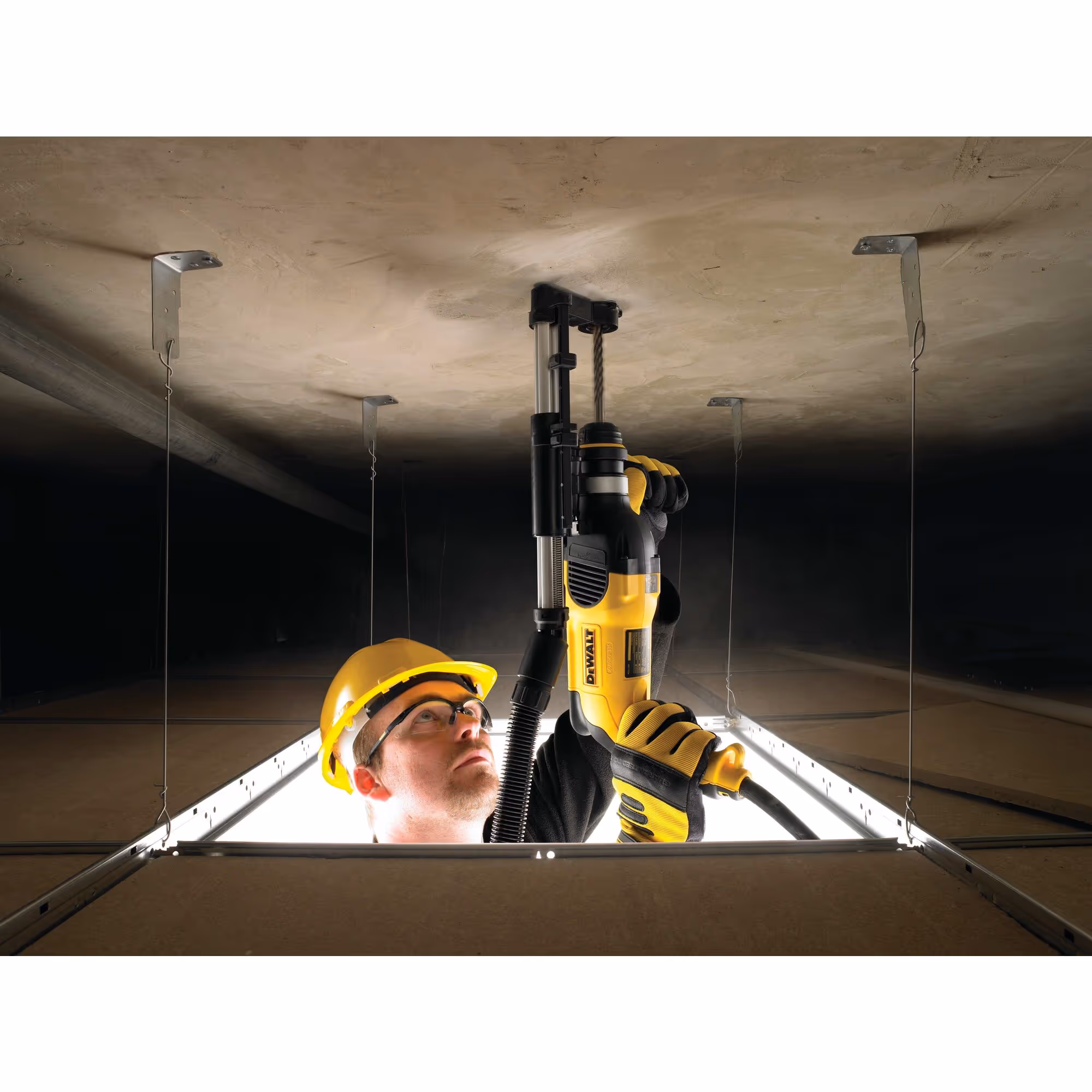 Télescope d'aspiration des poussières pour marteaux SDS-plus DEWALT (sauf D25404/5K)