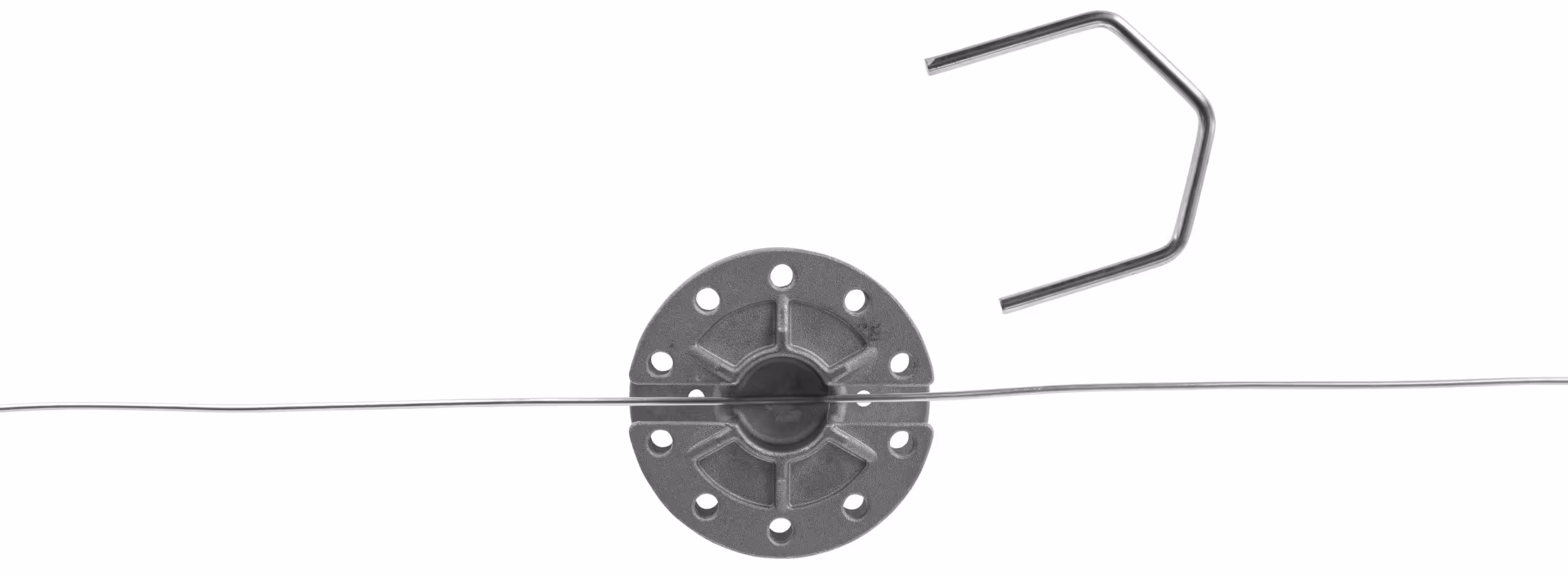 Tendeur de fil rotatif métal, 3pcs