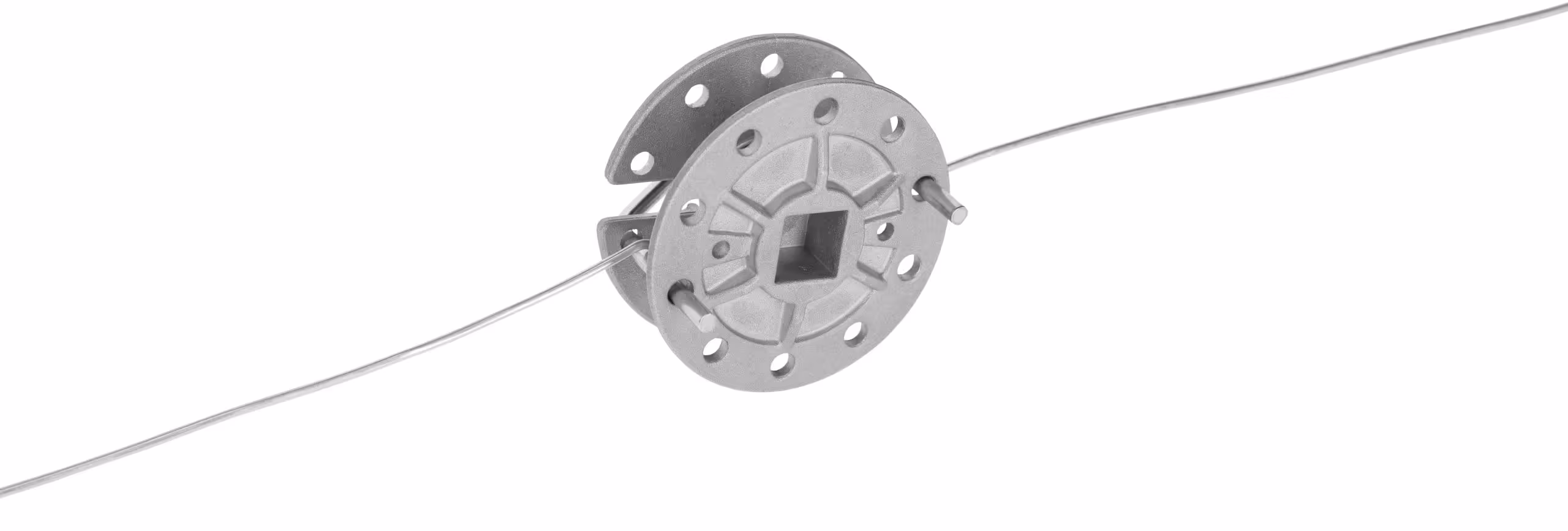 Tendeur de fil rotatif métal, 3pcs