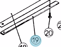 Tendeur droit de toile Kuhn 56035310