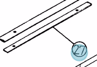 Tendeur gauche de toile Kuhn 56038500