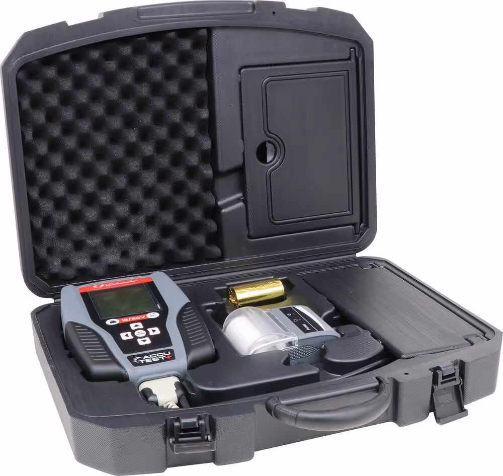 TESTEUR DE BATTERIE DIGITAL 12/24V AVEC IMPRIMANTE/ TEST DE CHARGE-DEMARRAGE ACC