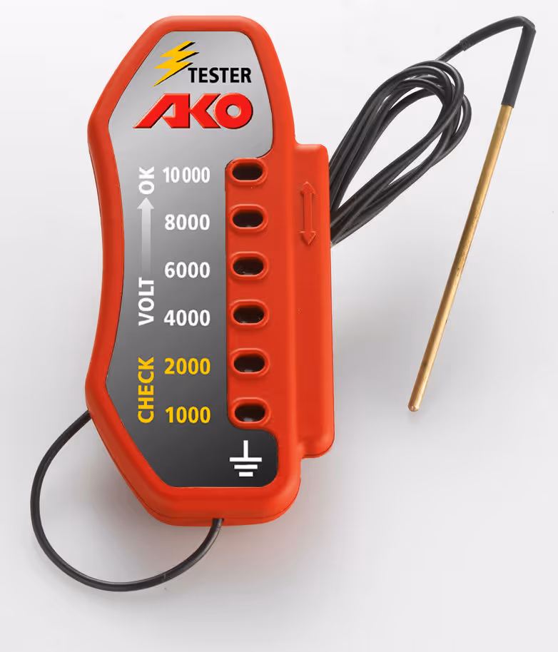 Testeur de clôture 6 niveaux, 1000V - 10000V