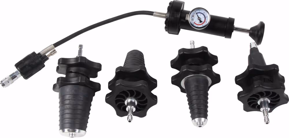 TESTEUR DE PRESSION UNIVERSEL CIRCUIT REFROIDISSEMENT COFFRET DE 5 PCS