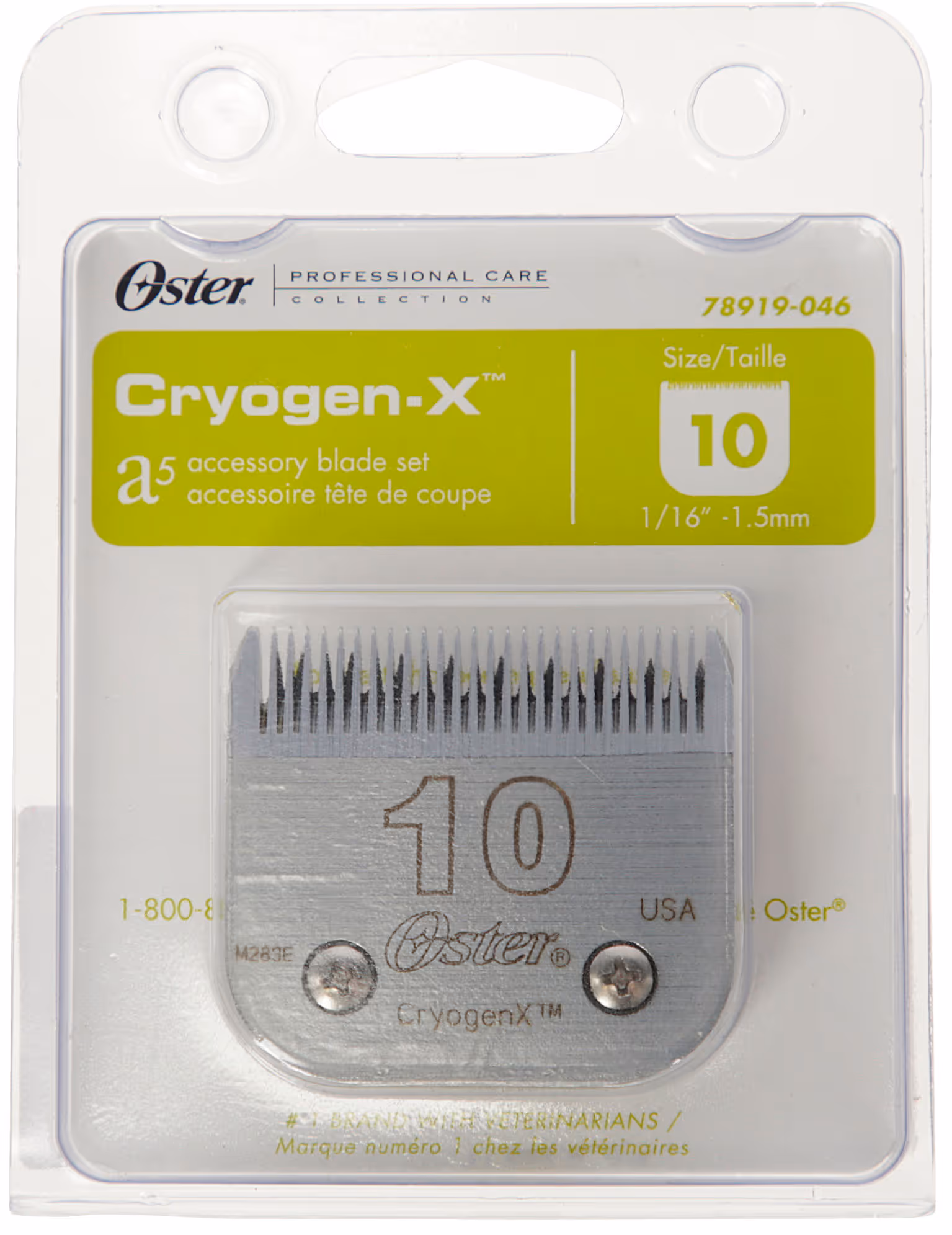 Tête de coupe Oster SnapOn 10, 1,5mm