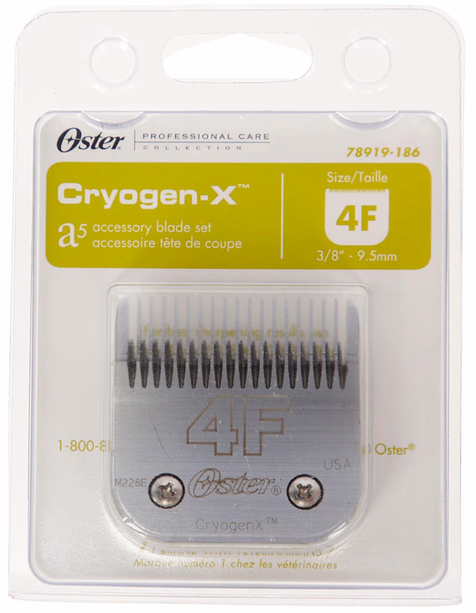 Tête de coupe Oster SnapOn 4F, 9,5mm