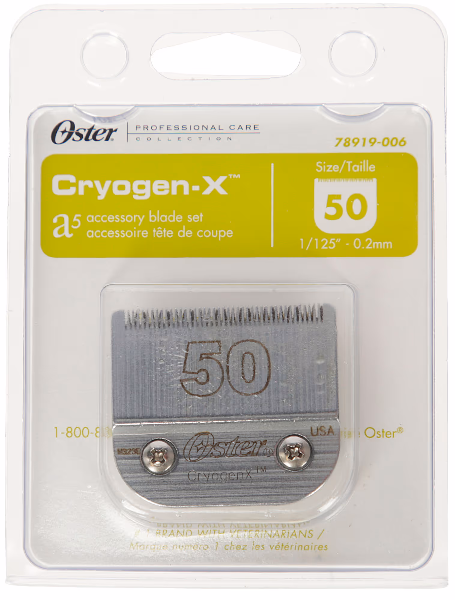 Tête de coupe Oster SnapOn 50, 0,2mm