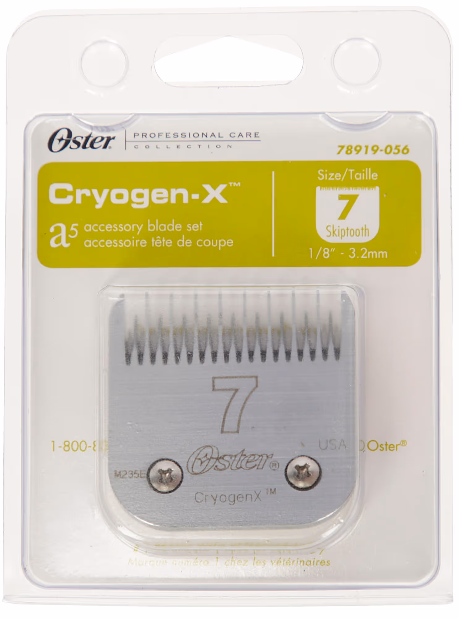 Tête de coupe Oster SnapOn 7, 3,2mm