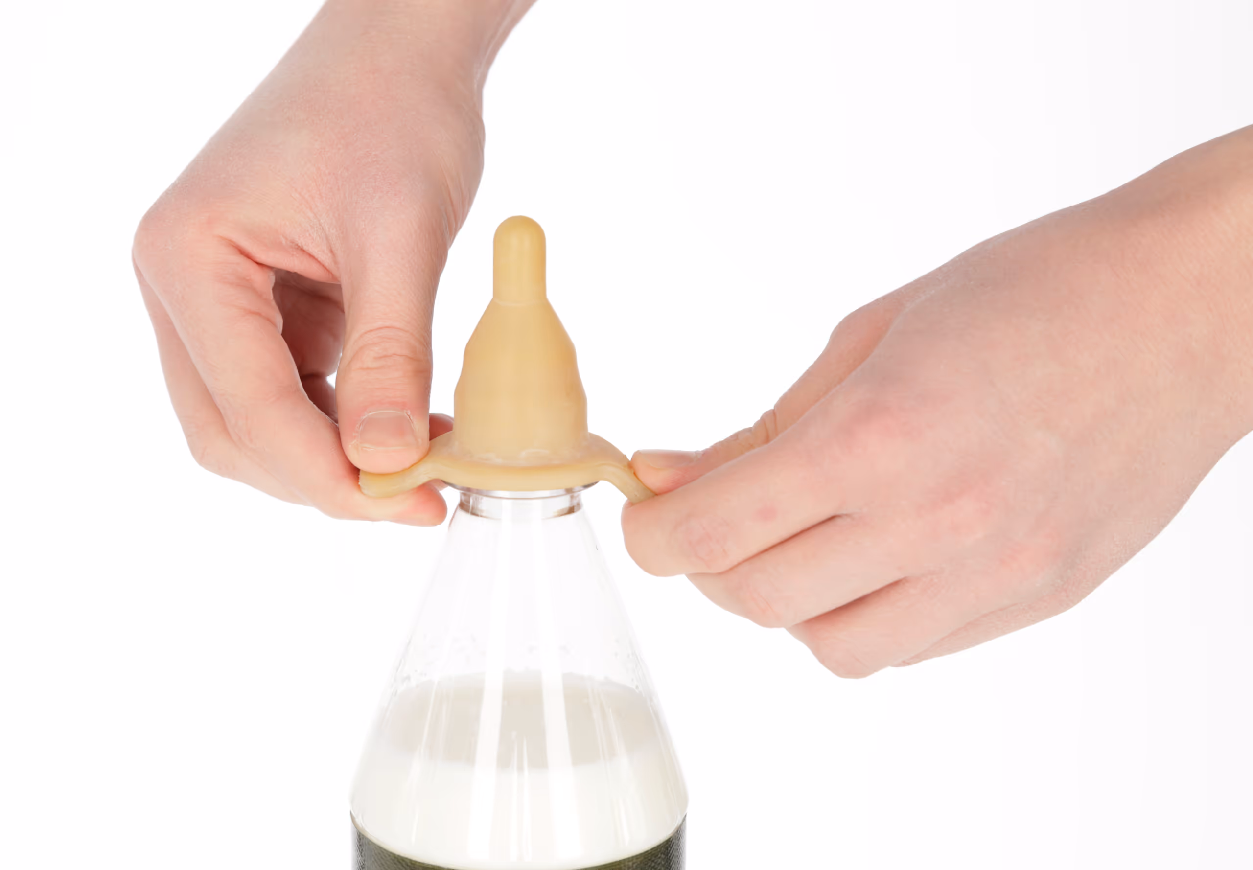 Tétine pour bouteille 