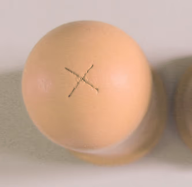 Tétine Standard veau, jaune, 100mm