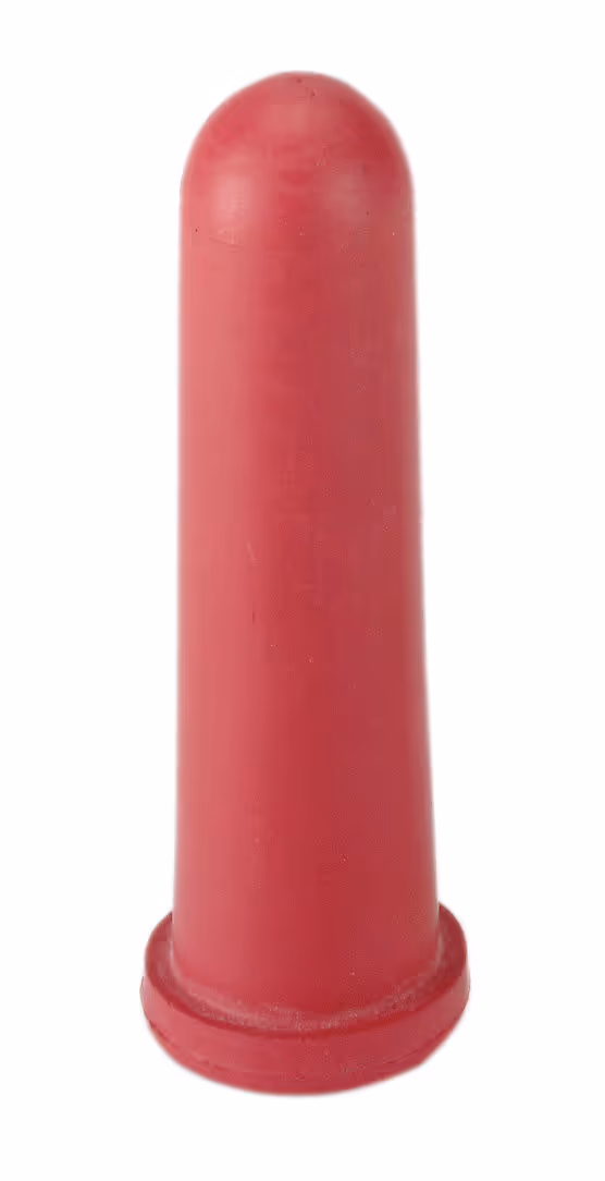 Tétine "Super", rouge, 10 cm pour veaux