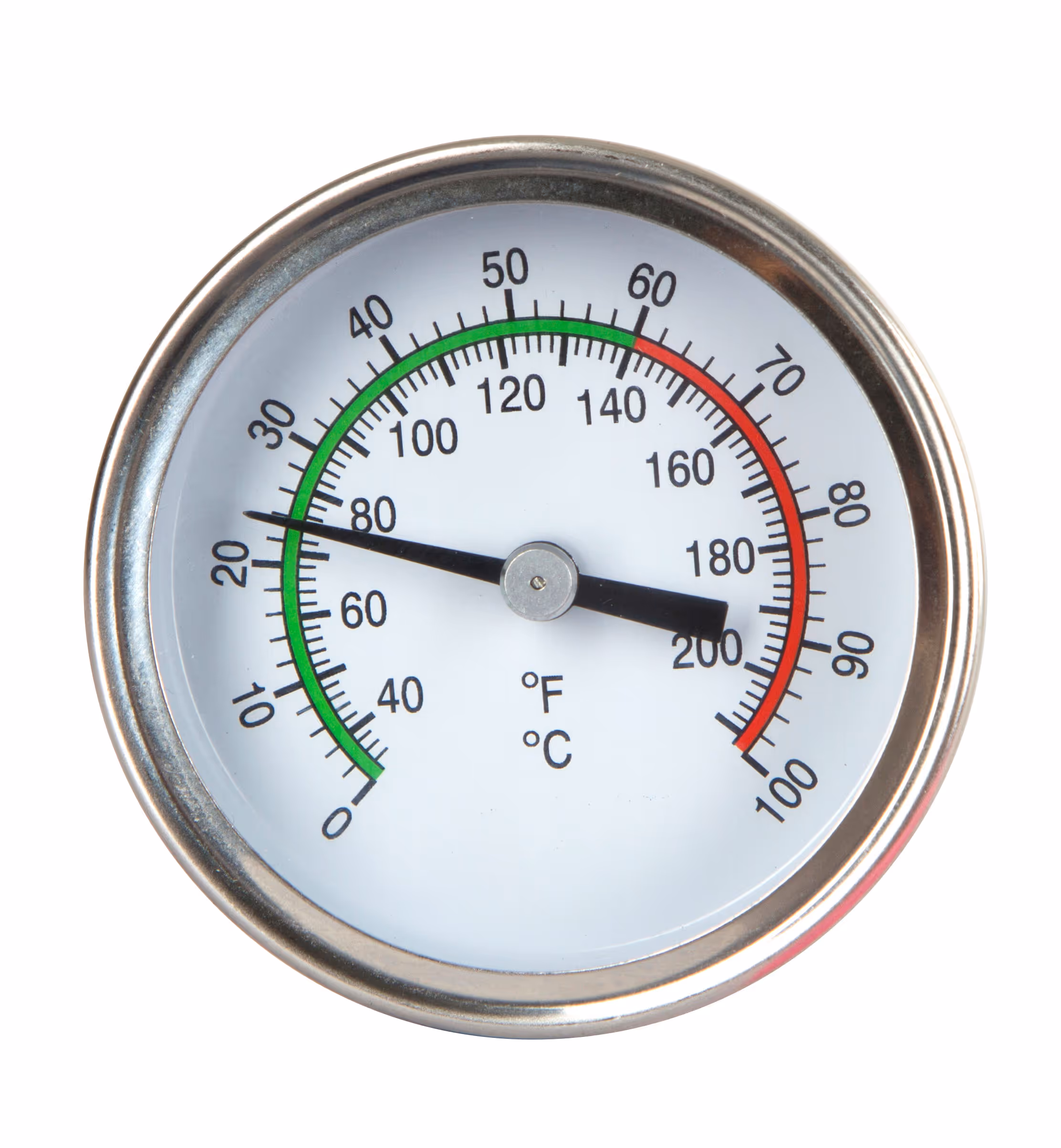 Thermomètre sur tige inox, sonde 38cm, Ø6,2mm
