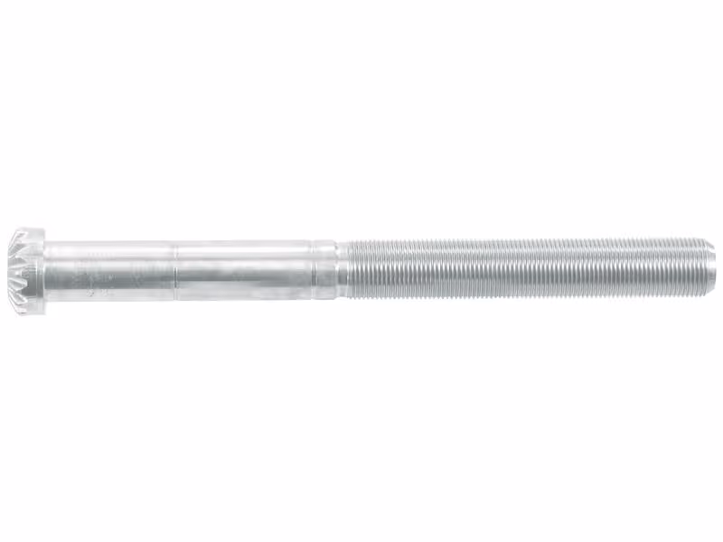 Tige de réglage de chandelle - 1 UNC - Cannelures - adaptable sur tracteurs Massey Ferguson, Ford - ref 1863054M1