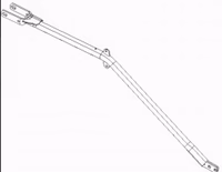 Tige élément semeur avant Sulky 016113 après 14/04/1997