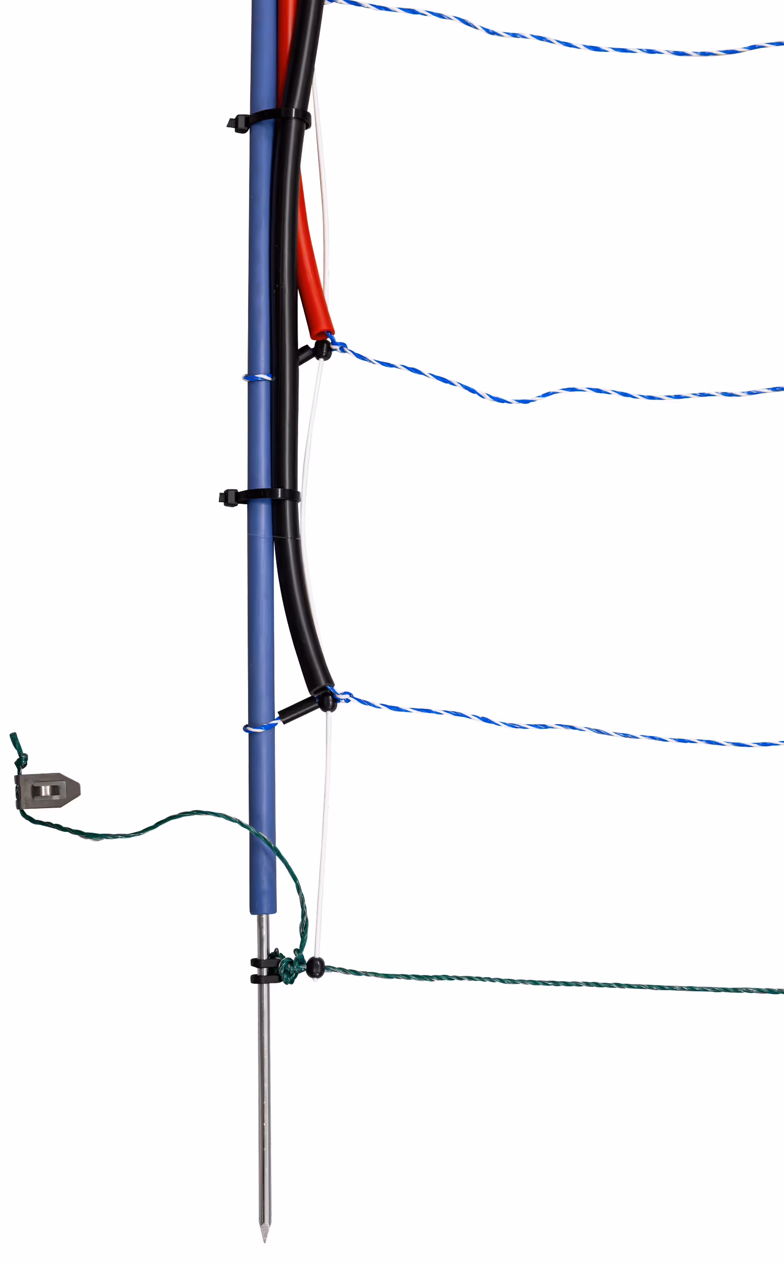 TitanNet Premium Vario 50m blanc/bleu, 122cm, simple pte