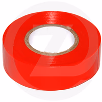 Toile isolante rouge - 19mm x 20m (bl. 1 pc)