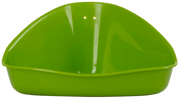 Toilettes d'angle cage petit rongeur, 16X11X8cm