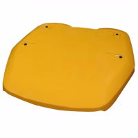 TOIT DE CABINE JAUNE JCB REF 128/G6537