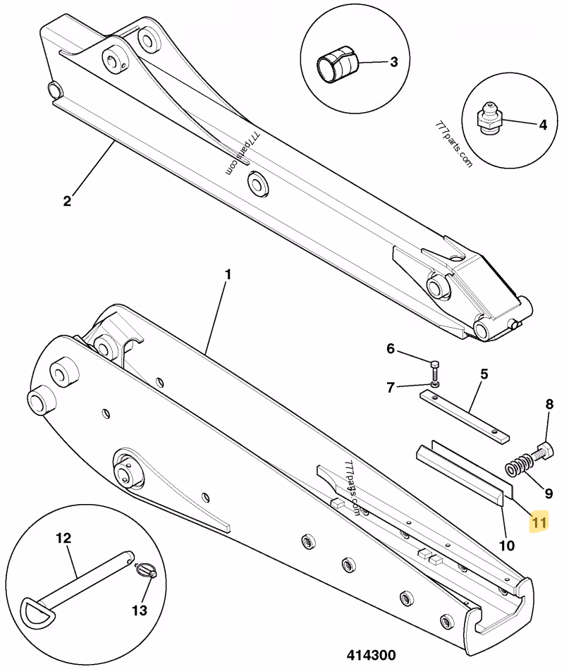TOLE DE PATIN JCB REF 331/30894