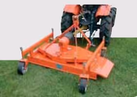 Tondeuse à gazon éjection arrière 180 avec montage avec kit mulching