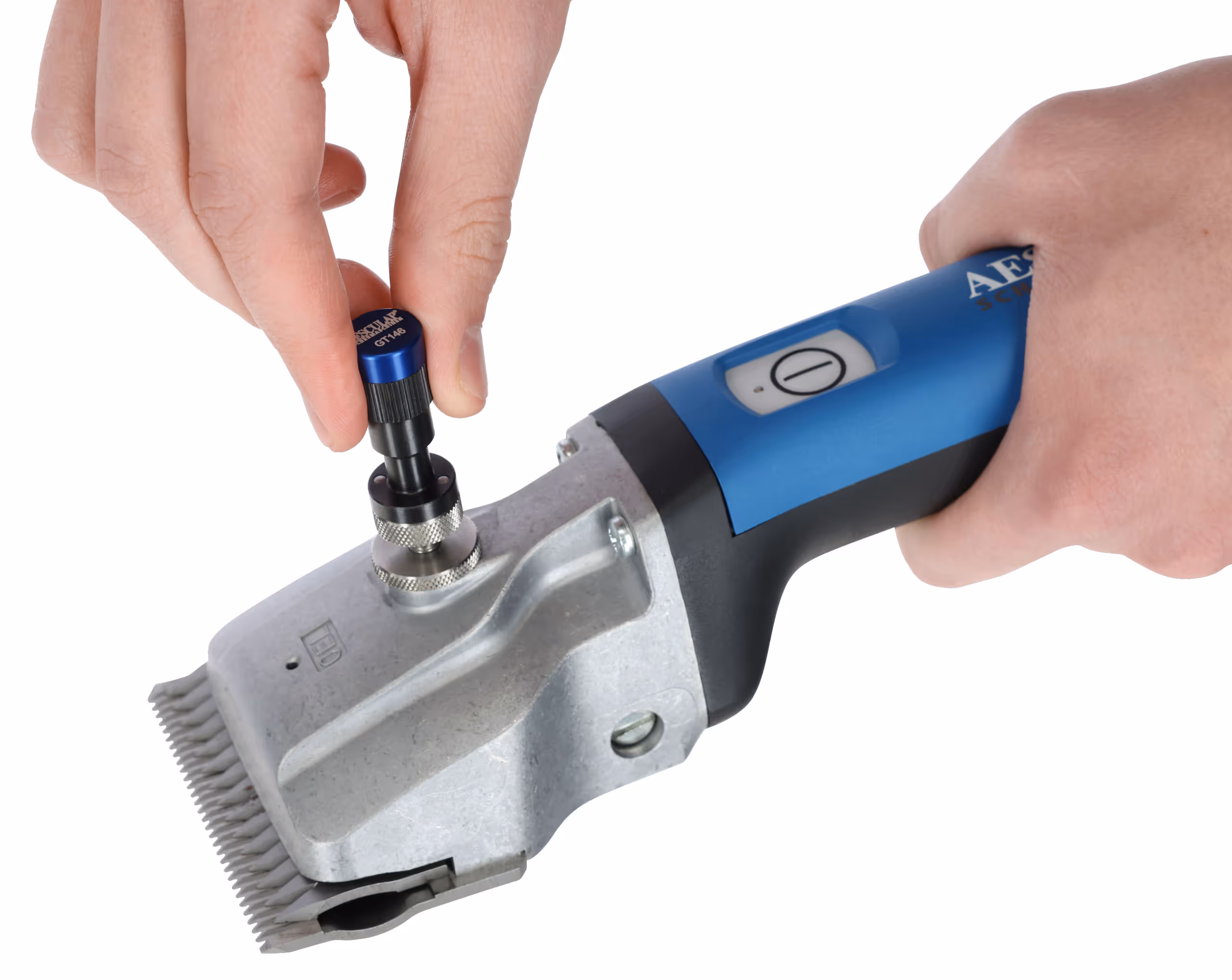 Tondeuse Aesculap Bonum Equins, bleu, 1 batterie