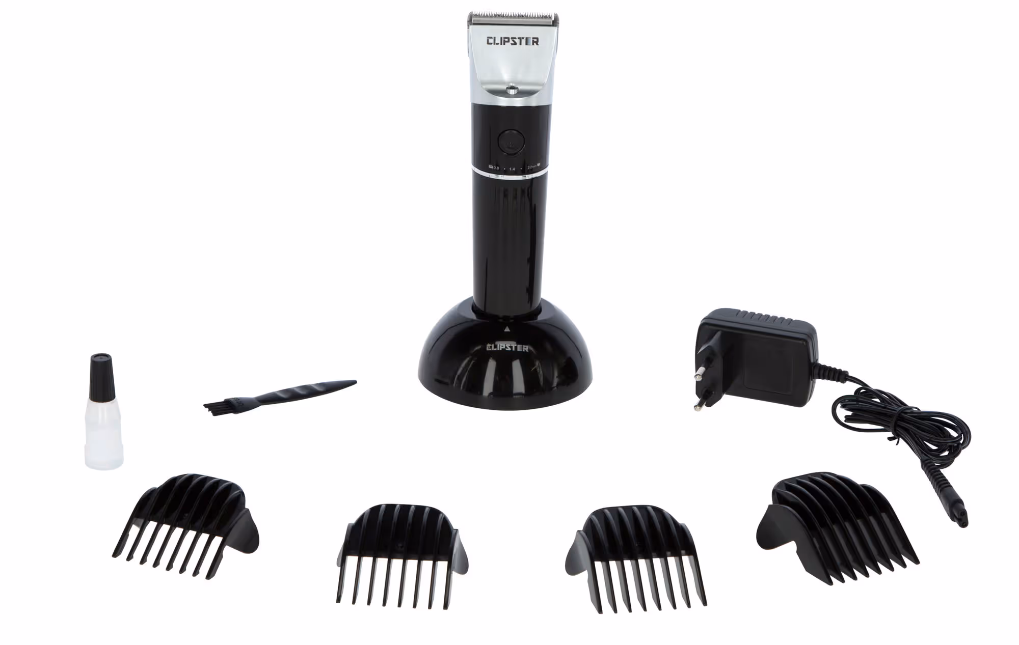Tondeuse Clipster DeloX noir, sur batterie